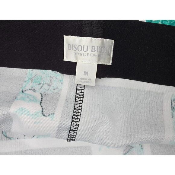 Bisou Bisou Womens Floral Geometric Print Pencil Skirt Size M Colorful & Chic - Picture 5 of 5